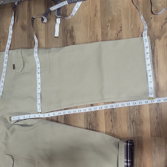 STANLEY Workwear Khaki Flannel Lined Utility Cargo Pants - 40x30 - Picture 14 of 16